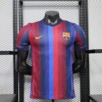 no ads Player version 26-27 Barcelona Home Red Blue Soccer Jersey AAA