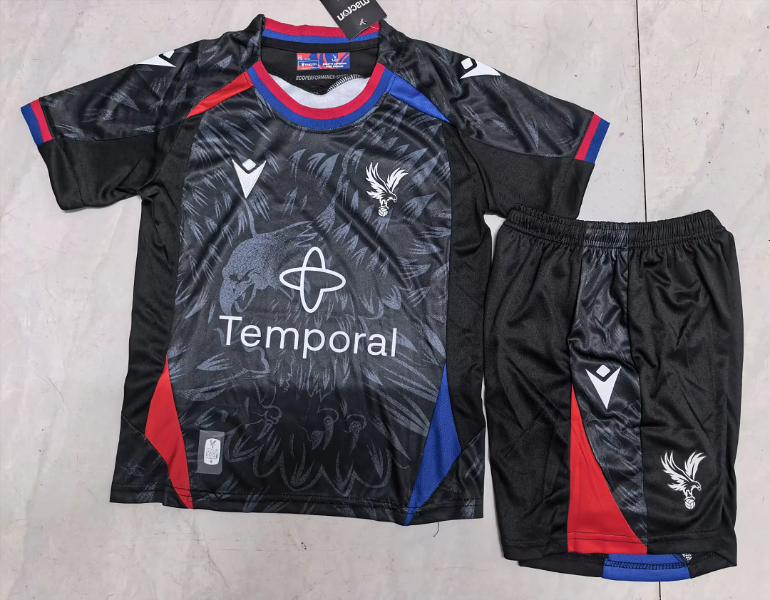 9a58de4f 2026-2027 Crystal Palace Away Black kids/youth Soccer uniform - Image 1