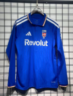 2026-27 Como  Home Blue Long-sleeved  Soccer Jersey AAA