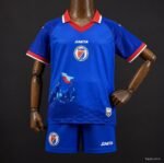 2026-2027 Haiti Home Blue Kids/Youth Soccer Uniform