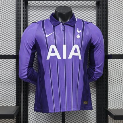 Player Version 2026-27 Tottenham Hotspur 2nd Away Purple Long-sleeved  Soccer Jersey AAA