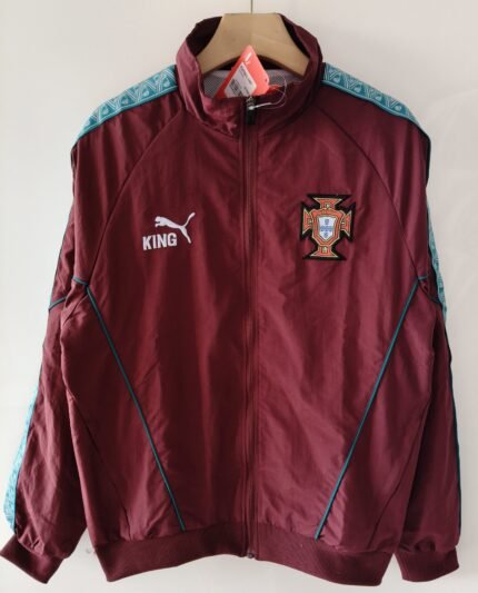 26-27 Portugal Red Windbreaker  Soccer Jacket