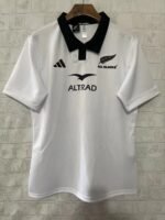 2025-20206 All Black Away White Rugby Jersey