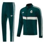 26-27 Real Madrid Green Thailand Soccer Jacket Uniform