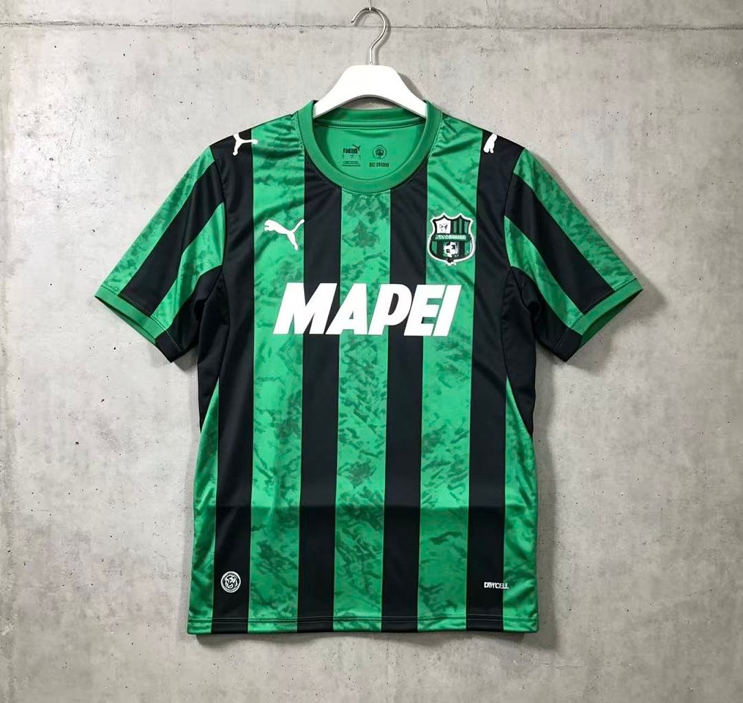 b65d5e33 2026-2027 Sassuolo Home Green Black Soccer Jersey AAA - Image 1