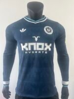 Player version 26-27 Newcastle United Away Royal Blue Long-sleeved Soccer Jersey AAA