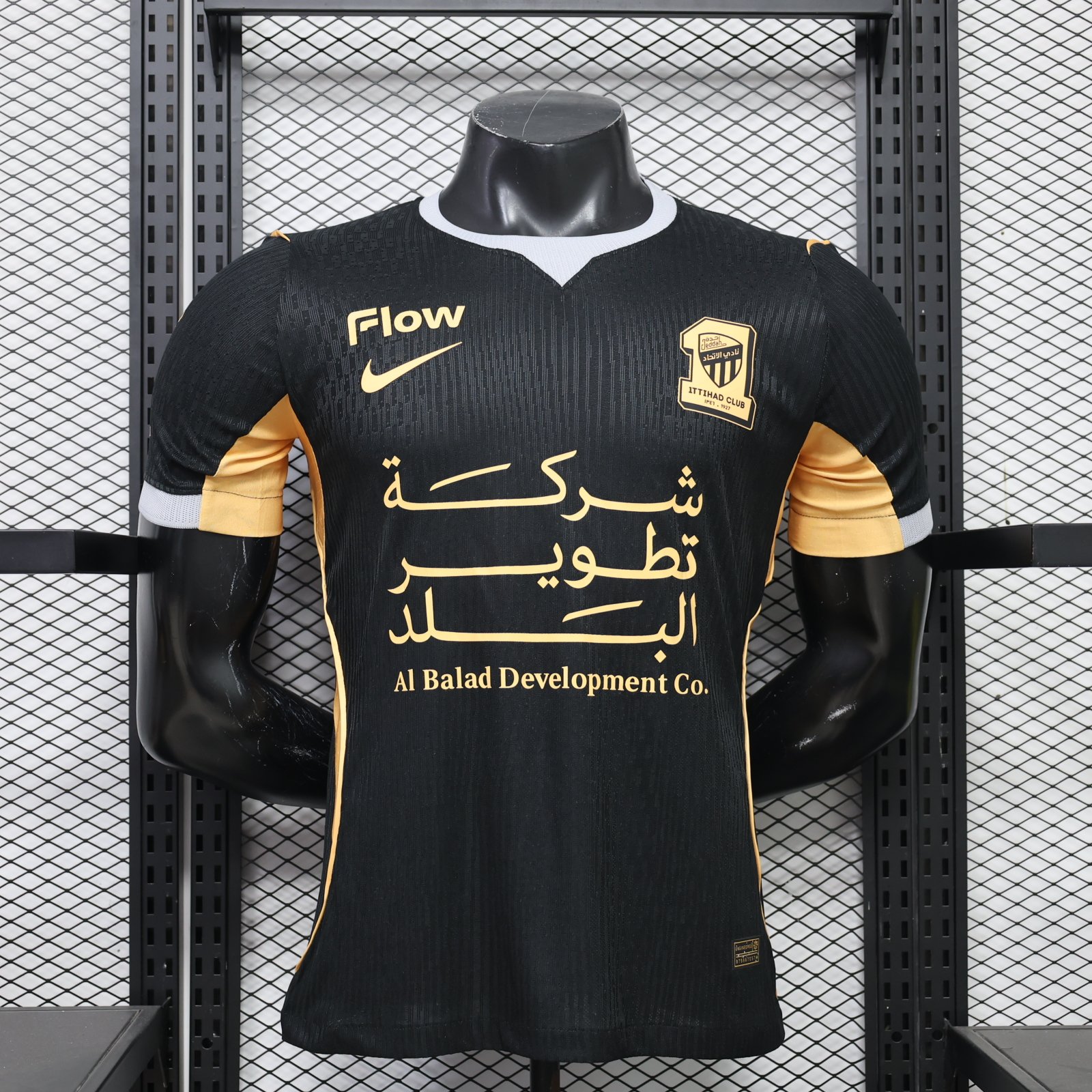c670c3ee Player version 2026-27 Al-Ittihad 2nd Away Black Soccer Jersey AAA - Image 1