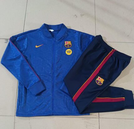 26-27 Barcelona Blue Thailand Soccer Jacket Uniform