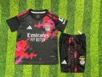 2026-2027 Benfica Third Away Black kids/youth  Soccer uniform