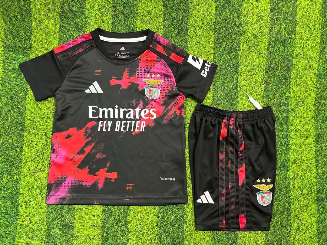 cbe941d7 2026-2027 Benfica Third Away Black kids/youth Soccer uniform - Image 1