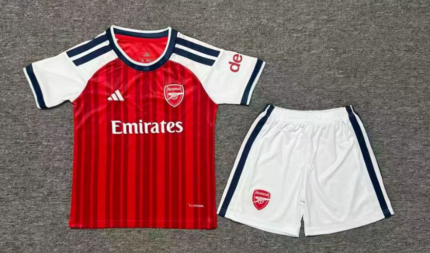2027-2028 Arsenal Home Red kids/youth  Soccer uniform