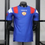 Retro version 26-27 Special  Manchester United Blue Soccer Jersey AAA