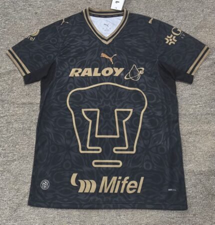 （S-4XL） 2026-2027 Pumas UNAM Third  Away Black Soccer Jersey AAA