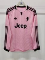 2026-27 Juventus Away Pink Long-sleeved  Soccer Jersey AAA