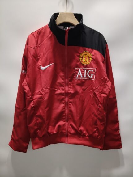 07-08 Manchester United Red Windbreaker  Soccer Jacket