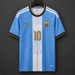 2026-2027 Messi Last Match Signed Edition Argentina Blue Soccer Jersey AAA