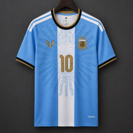 2026-2027 Messi Last Match Signed Edition Argentina Blue Soccer Jersey AAA