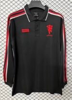 2026-2027 Manchester United Black Soccer Long sleeves Jersey AAA